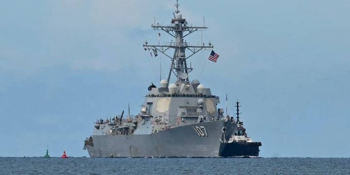 Un buque de guerra de Estados Unidos llegó a Trinidad y Tobago en medio de las tensiones con el régimen de Maduro