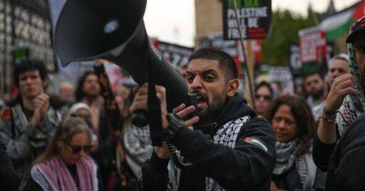 'I don't give a f--- about the Jewish community' says pro-Palestinian protester amid mob violence