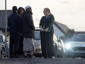 Police investigate hate crime after mosque set on fire
