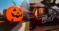 ¿El carruaje de Cenicienta? VIDEO: Policía de Ohio realiza peligrosa persecución... ¡de calabaza inflable!