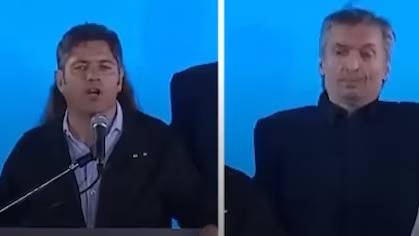 Tras la derrota electoral, los gestos de Máximo Kirchner durante el discurso de Kicillof