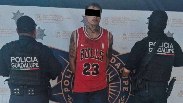 Detienen a "El Piñas" por más de 30 robos con violencia en Guadalupe, Nuevo León