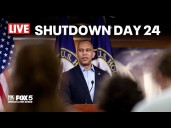 LIVE: Shutdown day 24 remarks from Democratic Leader Jeffries