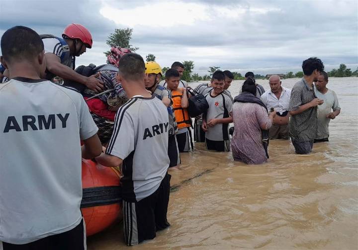 Nepalese villages are swept away by heavy rainfall and landslides, leaving at least 44 dead
