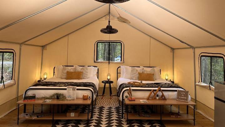Pennsylvania introduces glamping at eight state parks