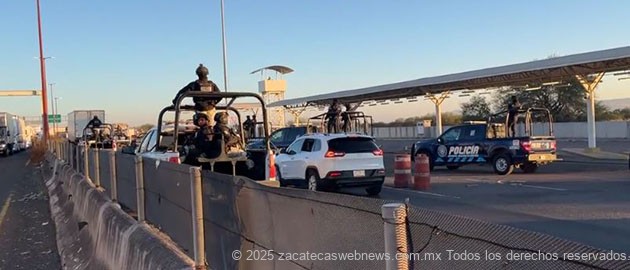 POLICÍA DE ZACATECAS PARTICIPA EN CONTENCIÓN DE POSIBLE INGRESO DE GRUPO ARMADO DESPUÉS DE REGRIGA EN AGUASCALIENTES