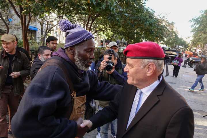 Sliwa Fans Cheer Him On, Despite Calls Urging GOP Nominee to Drop Out