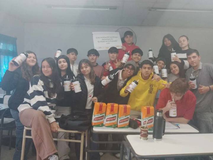 “El Mate en la Escuela” suma provincias y llega a estudiantes secundarios de Río Negro