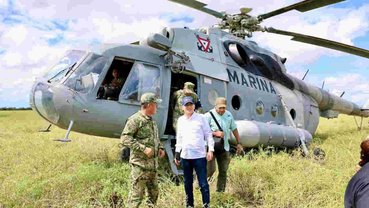 Supervisa Gobernador Durazo comunidades afectadas por tormenta tropical Raymond y garantiza apoyos a familias