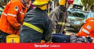 Siniestro vial Conductora rescatada tras choque en Rawson y Gobernador Lista