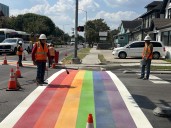 Montrose’s rainbow crosswalks are being reinstated after temporary removal for construction