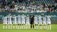La Selección argentina le gana 1 a 0 a Venezuela finalizado el primer tiempo en Miami