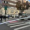 Box truck collision sends van into Midtown pedestrians, 1 critically injured