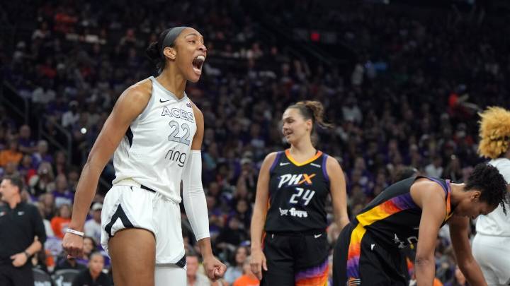 A'ja Wilson scores 31 to lead the Aces to a third WNBA championship in 4 seasons