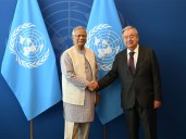 UN Chief pledges full support for Bangladesh’s democratic transit