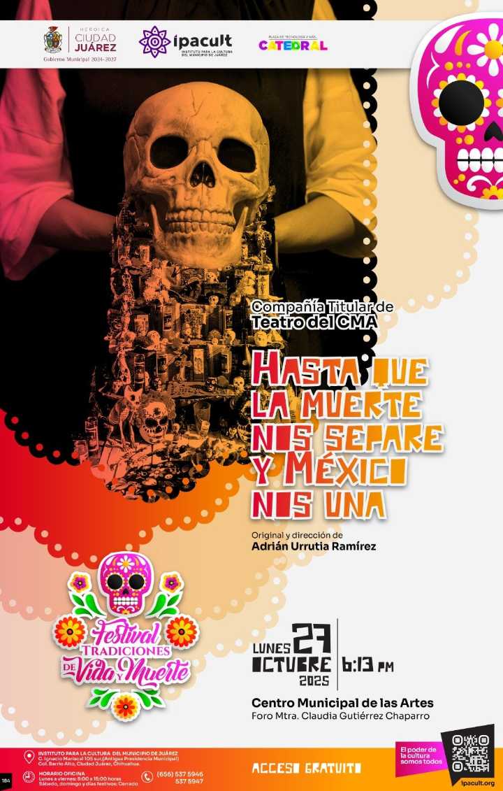 Presenta el IPACULT la obra “Hasta que la muerte nos separe...