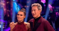 BBC Strictly Come Dancing star comforted by pro after mistake live on