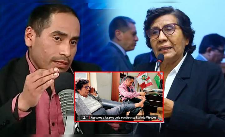 Asesor de congresista tras ser captado cortándole las uñas: "Tiene cáncer avanzado"