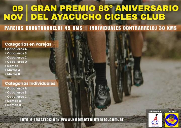 El Ayacucho Cicles Club Festeja sus 85 años
