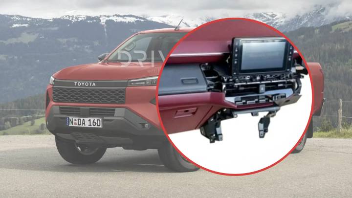 OUTED: New look at 2026 Toyota HiLux's interior
