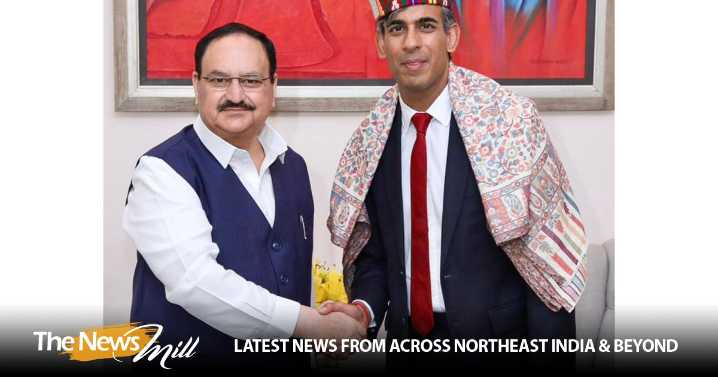 Delhi: JP Nadda meets ex-UK PM Rishi Sunak under ‘Know BJP’ initiative