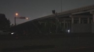 Man reportedly found hanging, on fire under Houston's North Loop