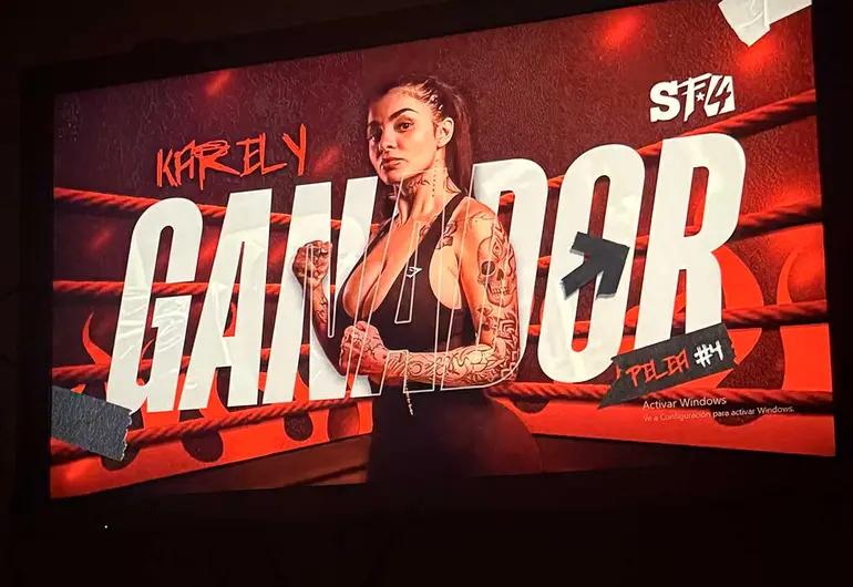 La influencer Karely Ruiz debuta en el boxeo y gana por nocaut