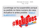 La Policía alerta sobre la estafa del falso mensaje para actualizar el número de tu vivienda: "Calma, tu pedido llegará"