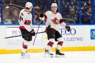 Shane Pinto scores tiebreaking goal late in 3rd and Senators beat Lightning 5