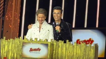 SRK teases KJo on Ozempic, Karan claps back with Wankhede reference