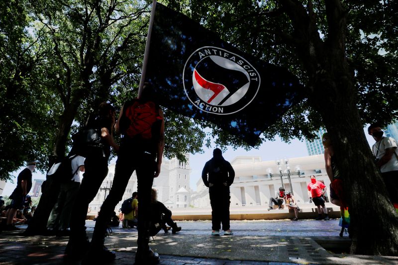 Trump: 'We will be very threatening to antifa'