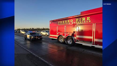 Highway 99 in Fresno reopens after closure due to oil spill