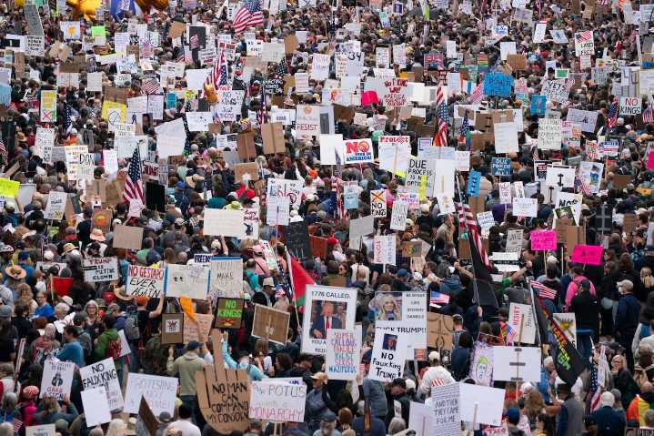 Thousands of No Kings protests are taking place nationwide. GOP calls them ‘Hate America’ rallies