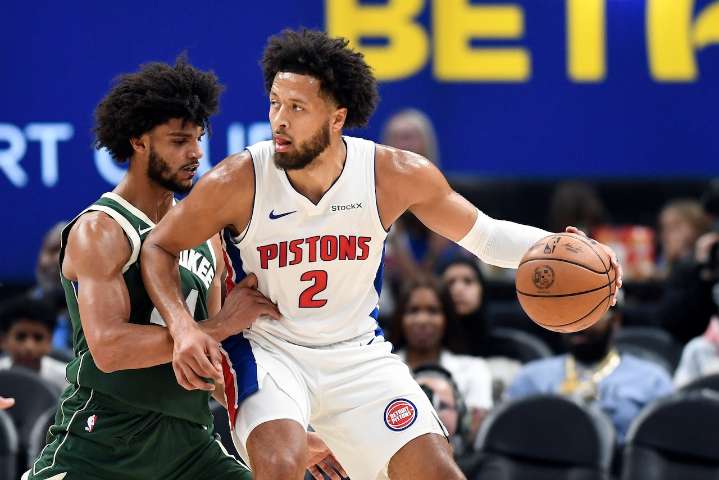 Pistons come up short vs. Bucks in preseason despite 26 from Cade Cunningham