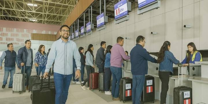 Los aeropuertos del Perú registran un aumento del 8,2% en el tráfico de pasajeros: conoce los destinos más elegidos