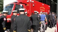 Miami Fire Rescue unveils new fire truck with traditional ceremony in Miami