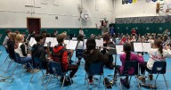 North Pole middle schoolers share love of music with other kids