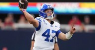 Bachmeier runs for 7-yard TD in second OT, No. 18 BYU beats Arizona 33