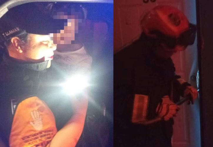 Sola y encerrada: Geavig rescata a menor de 2 años en Playa
