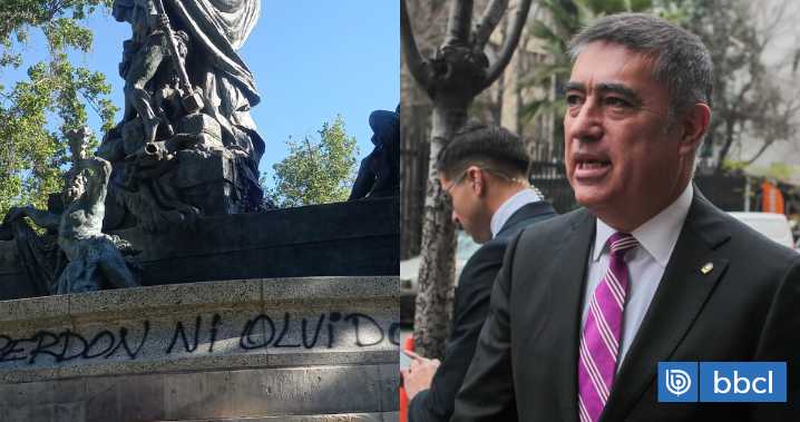 Tras restauración, Fuente Alemana del Parque Forestal fue vandalizada: municipio anunció medidas