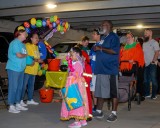 Halloween Spooktacular trick-or-treaters greeted by above