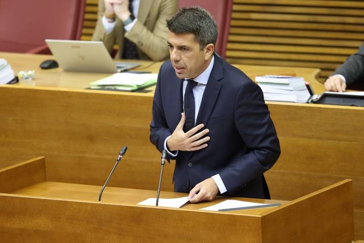 Mazón anuncia un plan de 840 millones de euros para modernizar, mejorar y ampliar la red de Ferrocarrils de la Generalitat durante los próximos cinco años