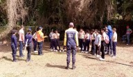 Dictan taller sobre sismos y desalojo en liceo de La Sierra