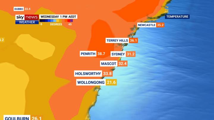 Almost a dozen uncontrolled bushfires rage throughout NSW as millions sizzle in record