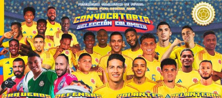 Con Borré y sin Córdoba y Dayro: convocatoria de Colombia para los amistosos de octubre