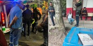 Cuatro trabajadores fueron sorprendidos robando cable de cobre a plena luz del día en Cali
