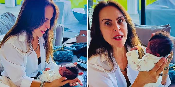 Kate del Castillo adopta un bebé reborn y desata controversia en redes: “Eres la hija perfecta”