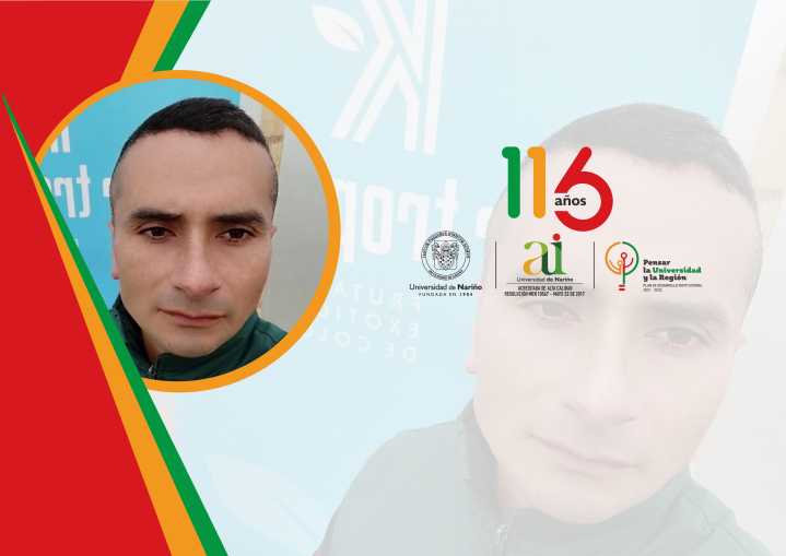 Jhon Robert Morán Delgado, egresado ilustre FACEA Universidad de Nariño