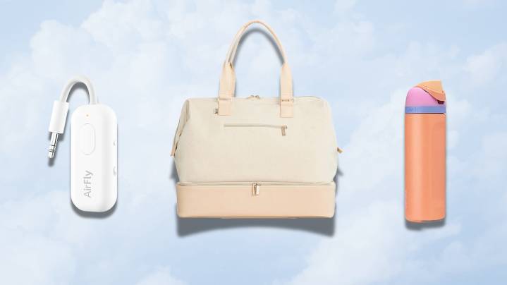 Travel-friendly flight essentials: Shop Apple AirTags, Béis bags