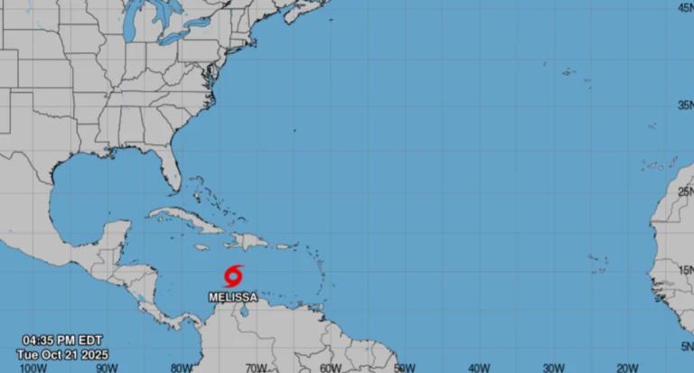 Alerta en Puerto Rico, Haití y República Dominicana ante tormenta tropical Melissa